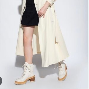 See By Chloé Mahalia Lace-Up Leather Boots Sz 40